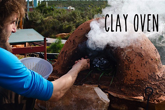 This is the clay oven.
