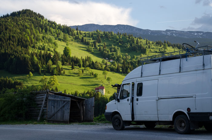 campervan in montenegro