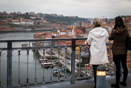 Porto-portugal-by-van-bridge-view