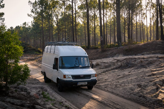 travelling-portugal-by-campervan-forest-trees
