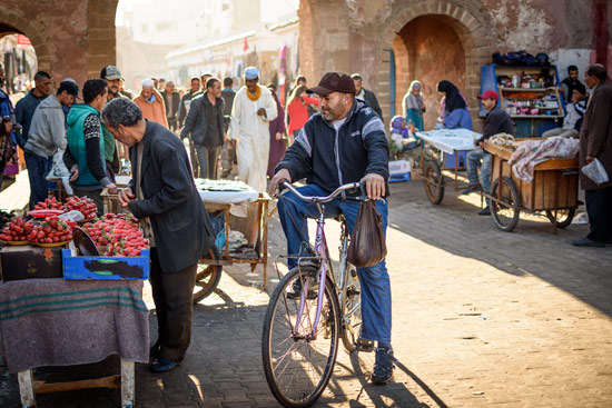 morocco-essaouira-campervan-market-bike