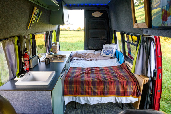 diy-campervan-ford-transit-bed-fold-down