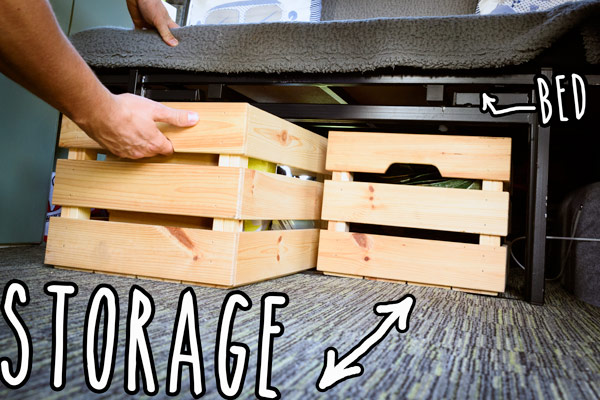 diy-campervan-ford-transit-storage-boxes