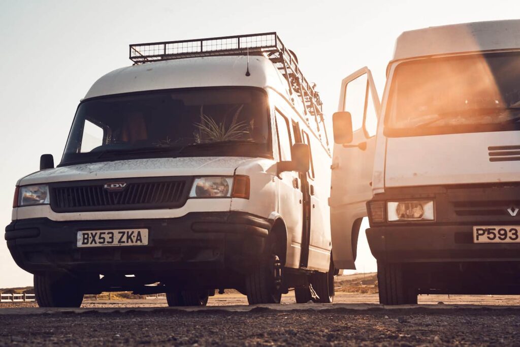 campervans camping in the uk