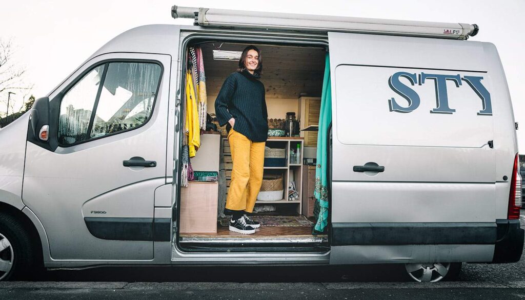 Laurel's DIY van conversion