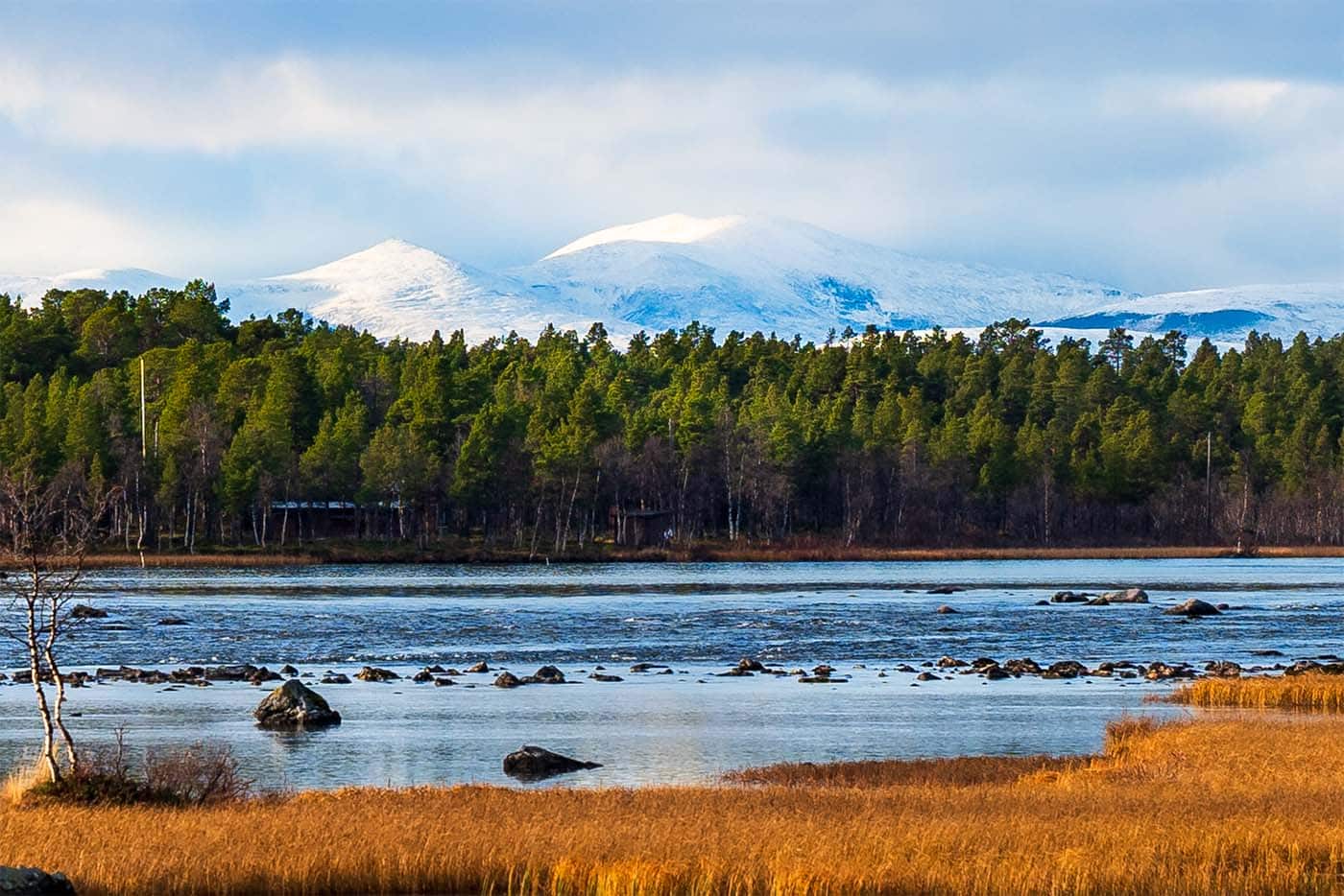 Mountain view Nikkaluokta Sweden